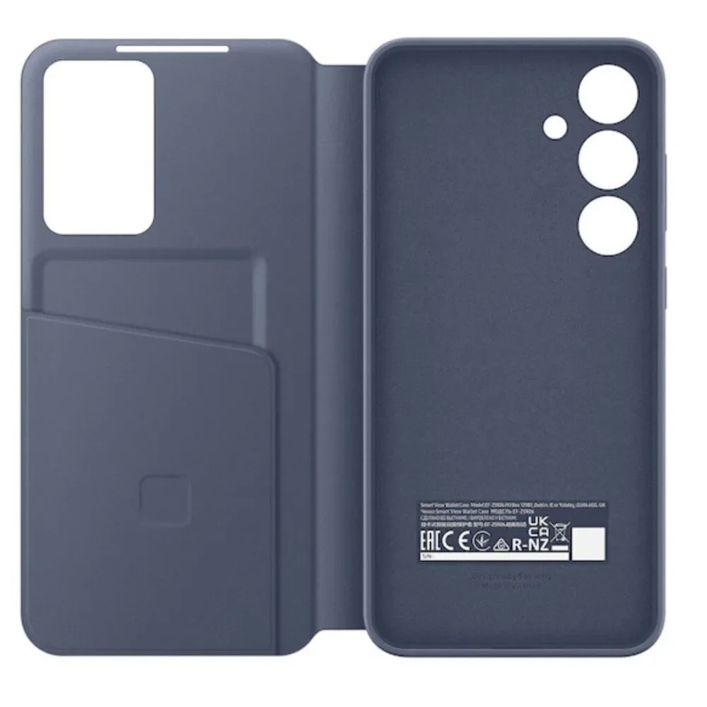 Galaxy S24+ S-View Wallet Case, Violet +‎ FREE Anti-Reflecting Protector